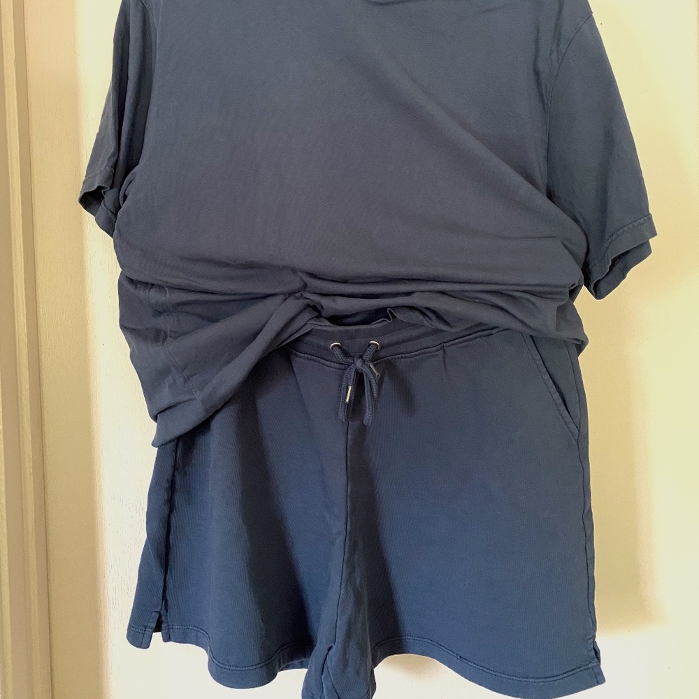 Colorful Standard Organic 100% Cotton Sweatshort Set - Petrol Blue